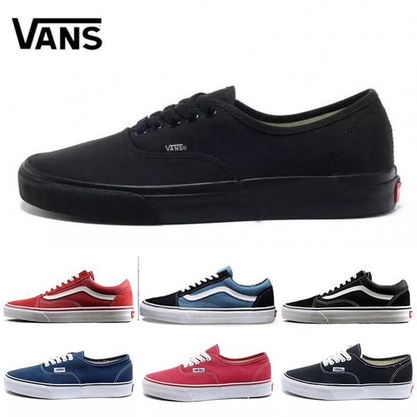 

new 36-44 van old skool soft original brand running casual shoes black blue red classic mens women canvas sneakers cool skateboarding shoes, White;red