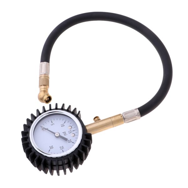 

pressure gauge dial meter tester with flexible hose & air release valve