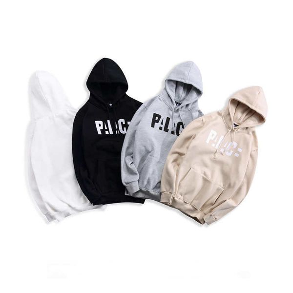 

brand men women new fleece hoodies solid colors men women designer letter casual hoodies sweatshirts streetwear pullover winter men hoodies, Black
