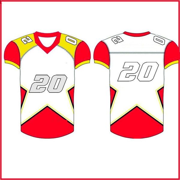 

custom football jerseys good quality quick dryfast shippping red blue yellow 654zcx