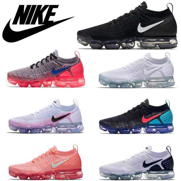 

2019 Новые поступления Vapors 2.0 женская мужская обувь тройной черный белый красный кроссовки спортивные дизайнеры кроссовки бег Максы обувь размер 5.5-11