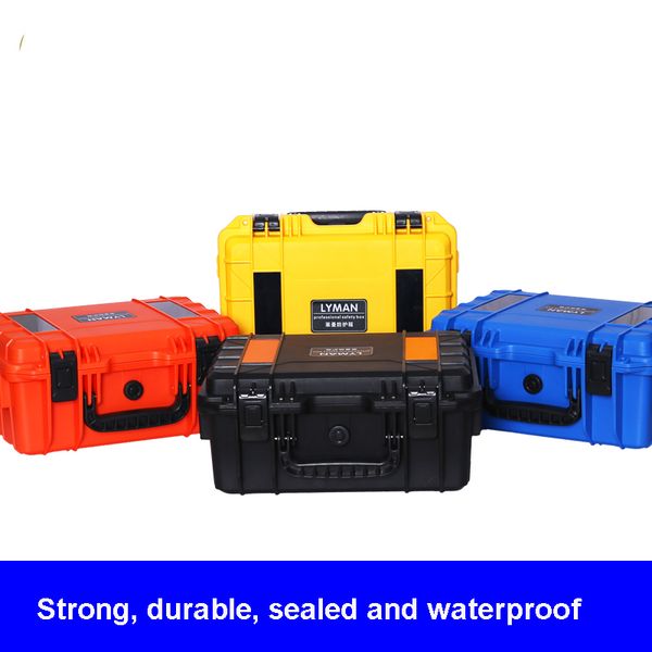 

abs plastic waterproof dry box safety equipment case portable tools outdoor survival vehicle toolbox anti-collision container