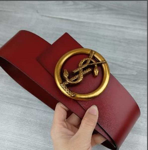 

новый 2020, платформа мужская одежда, мода, красный, черный, аристократический, релиз, элегантный мужской пояс мечты, 7,0 см, Black;brown