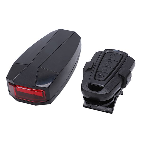 

bmdt-bicycle remote control alarm light bike anti-theft alarm lock led taillight wireless remote control security light lock bic