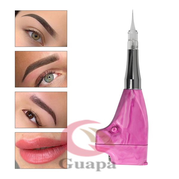 

Розовый Ombre машина перманентный макияж машина татуировки беспроводной татуировк