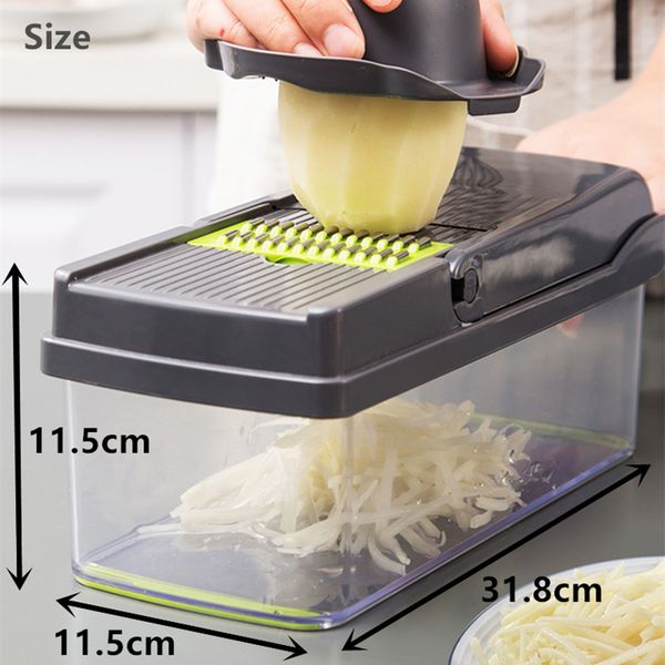 

1pc multifunctional ginger garlic press grinding grater planer slicer cutter kitchen cooking gadgets tools utensils accessories
