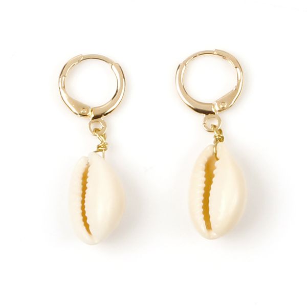 

shell conch earrings for women beach jewelry natural shell earrings female party statement drop dangle boho pendientes, Silver