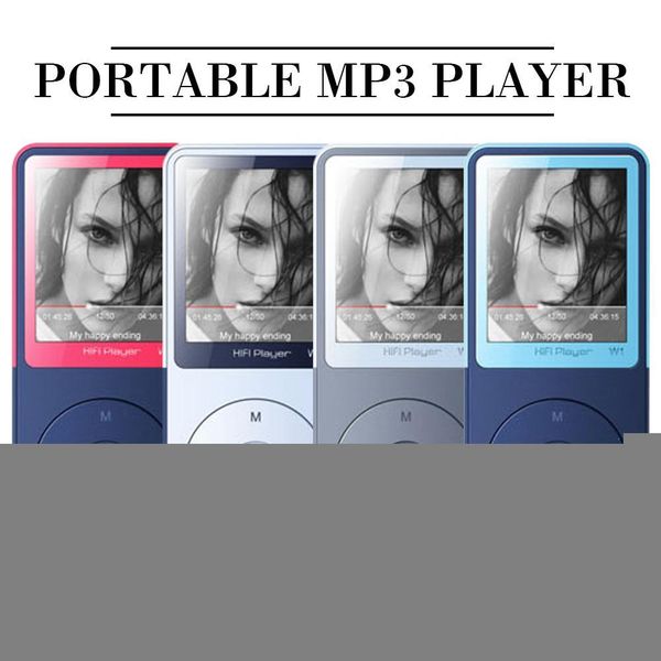 

w1 mp3 player button operation external sound release function hifi portable mp3 player walkman with radio /fm/ recording
