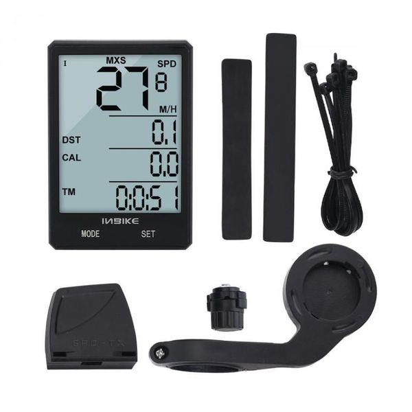 

inbike 2.8'' large screen wired wireless bicycle speedometer cycling computer satch mountain road bike odometer accessories