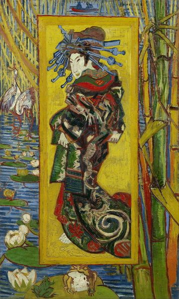

vincent van gogh courtesan- after eisen wall art decor handpainted &hd print oil painting on canvas wall art canvas pictures 190916