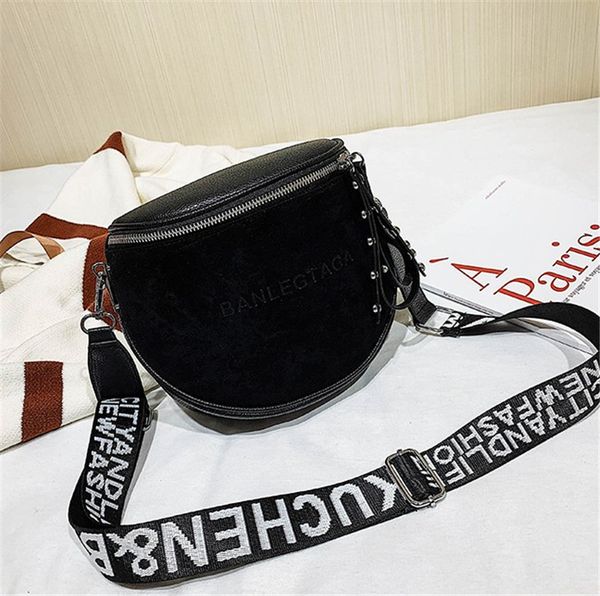 

designer- shoulder bag crossbody for women bags pu leather shoulder bag fashion famous brand lady semicircle saddle fashion