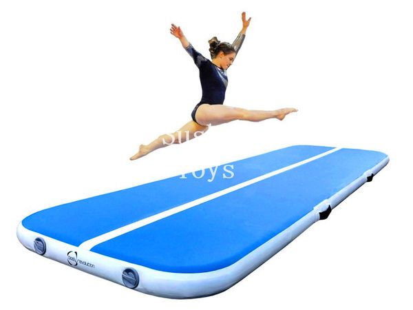 

pump 11x2x0.2m inflatable air gym track tumbling mat, dwf material air track/inflatable airtrack