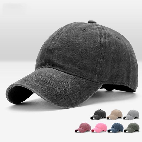 

xaybzc]casual men cotton solid baseball cap vantage women baseball hat girl adjustable snapback caps bone dad hats wholesale, Blue;gray