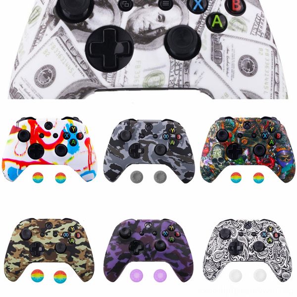 

dpltw chrome front housing repair case cover faceplate for microsoft xbox one x & xbox one s controller replacement shell parts