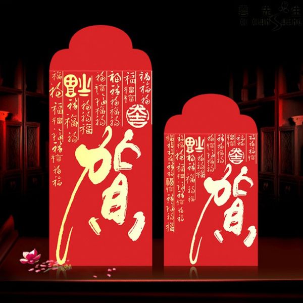 

2020 chinese new year red envelopes cartoon rat lucky packets for new year ornaments