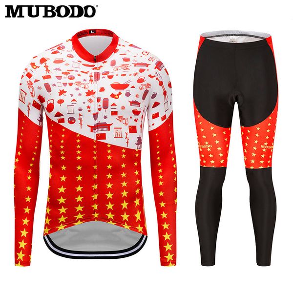 

mu14 long-sleeved jersey racing suit team uniform, Black;red