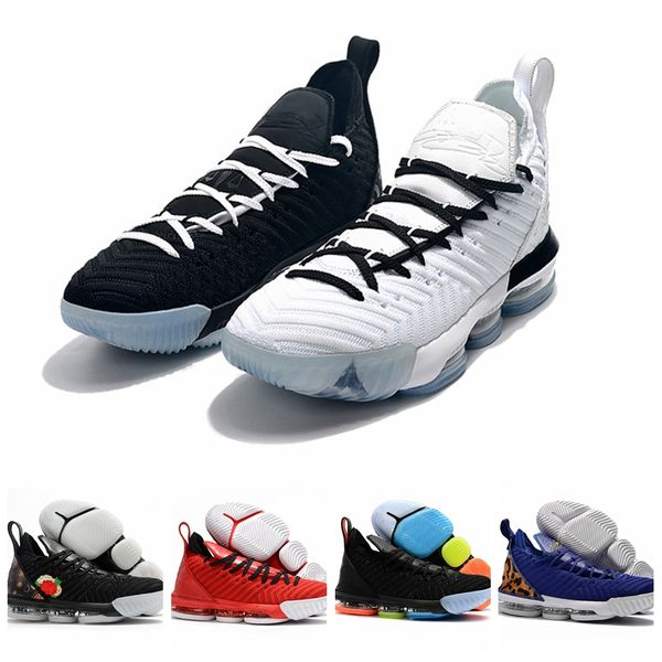 

2019 mens 16s basketball shoes 16 king court purple oreo fresh bred triple black trainers sports designer sneaker shoes size eur 40-46