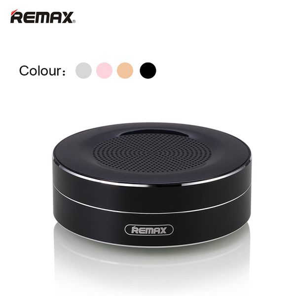

original remax rb-m13 portable bluetooth speaker mini colorful round subwoofer wireless speakers hd sound support tf card better charge 3