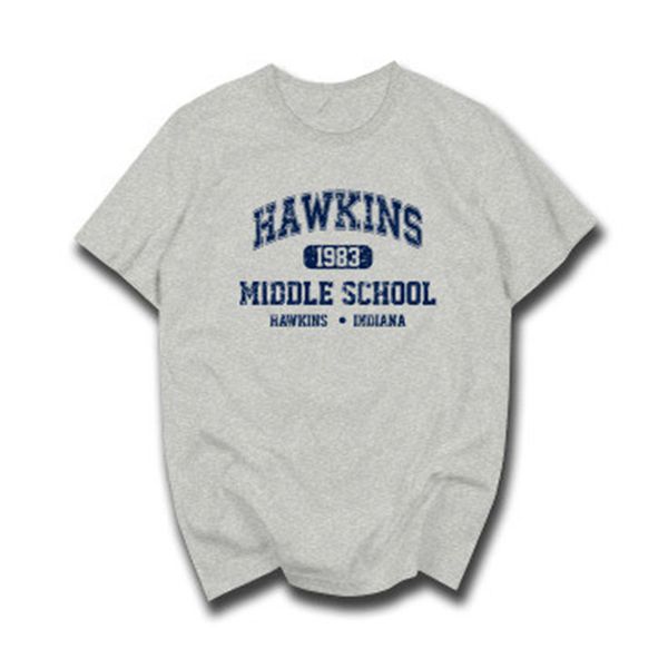 Stranger Things Hawkins High School Short Sleeve T Shirts Tee