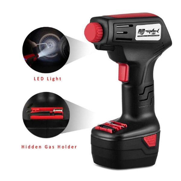 

new emergency portable handheld electric bike vehicle car tire inflatable pump wireless air pump emergency inflator