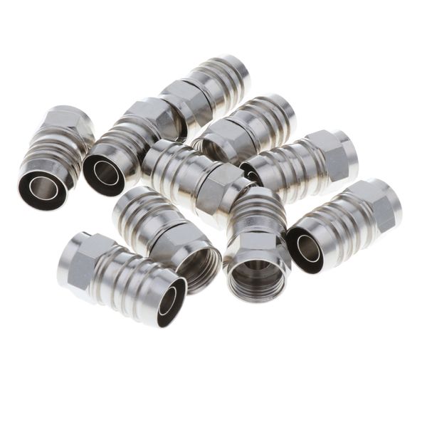 

10 pieces 75-5 inch f plug f head cold head set-box connector