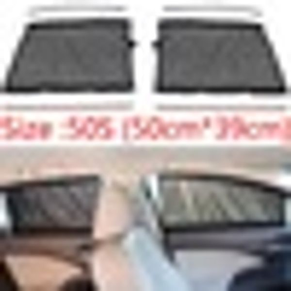 

2pcs 50*47cm vip baby window interlock curtain uv sunshade visor suv auto car