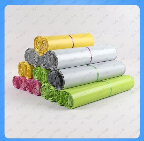 

пластиковые poly self-печать самоклеющиеся курьерская сумка courier post почтовый mailer сумочки белый зеленый желтый розовый 1000шт бесплат