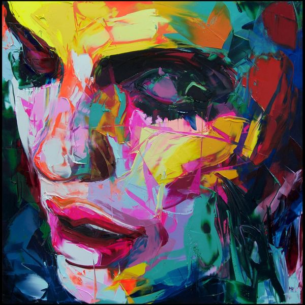 

франсуаза nielly palette knife impression главная картины современные портрет ручной работы картины маслом на холсте выпуклые и вогнутые tex
