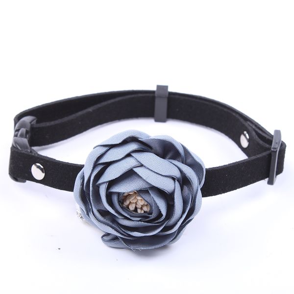 

camellia flower cat dog collar adjustable pet puppy necklace bell pearl chihuahua yorkie clothes costume outfits