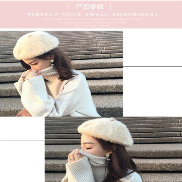 

autumn and winter new hair beret casual entertainment, delivery s1102, Blue;gray