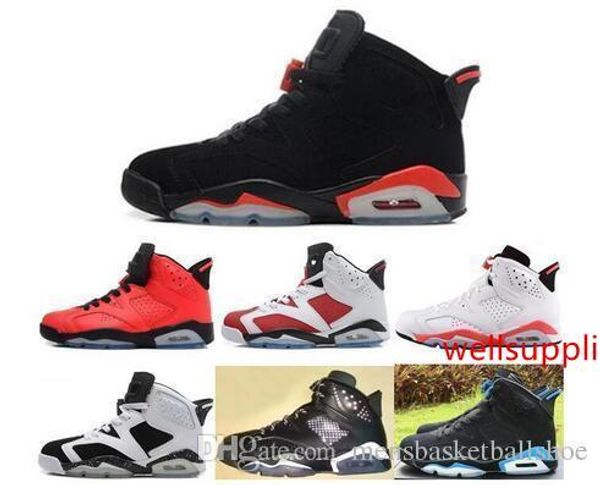 

black new infrared 6s vi 6 basketball women men shoes mens bred red outdoor trainers sports sneakers 36-47 us 5.5-13