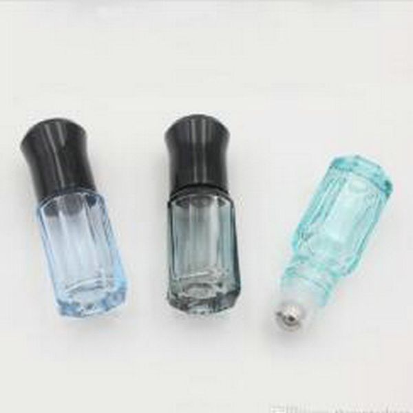 

2016 us 2588 50 x 3ml empty mini glass roll on bottles for essential oils refillable perfume bottle deodorant containers with black home2010