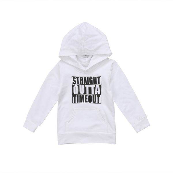 

pudcoco newborn kids baby boy girl clothes hoodie hooded sweatshirt casual outdoor sport, Black