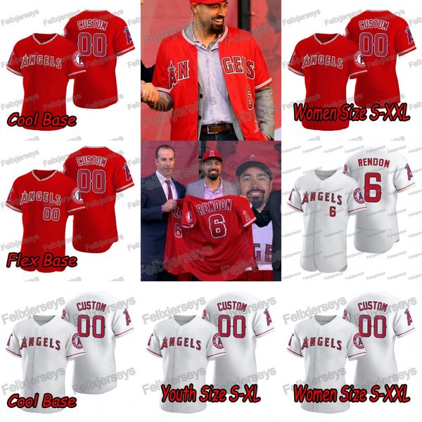 

6 anthony rendon los angeles 2020 angels 17 shohei ohtani mike trout albert pujols hansel robles andrew heaney justin upton baseball jersey, Blue;black