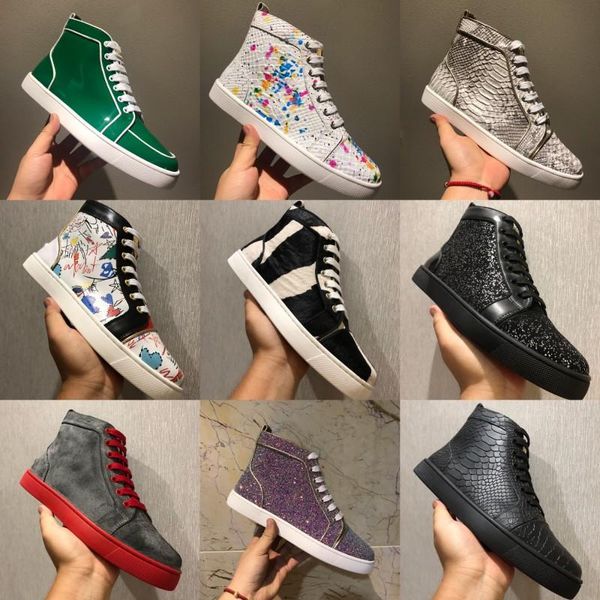 

Ѭоконе дизайнеѬка женкой мђжкой red bottoms обђв гоѬи мод воки кѬоов, Black