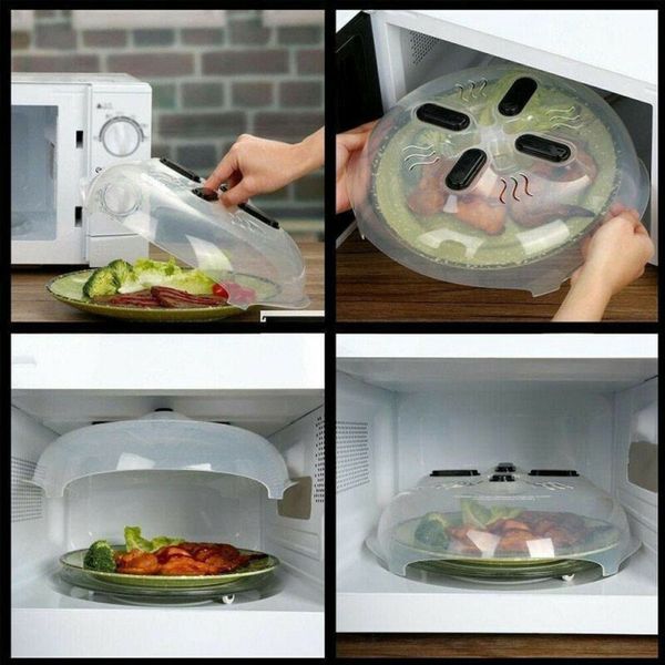 

faroot new microwave hover anti splattering magnetic food cover transparent microwave splatter lid