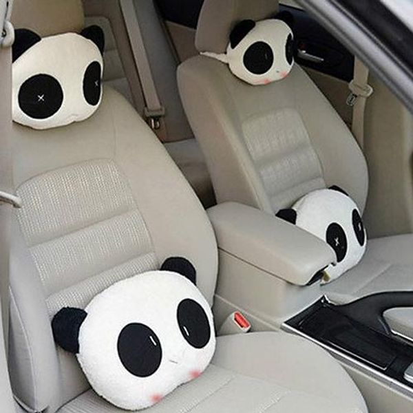 

car pillow 1 piece lovely creative panda for auto car neck rest cushion headrest pillow mat cushion