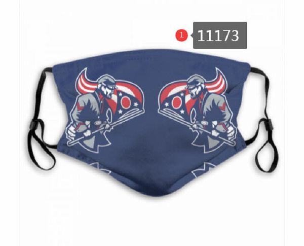 

whoelsale gators college student designer face mask 5 layer activated carbon filter waterproof breathable mask m-shaped nose clip mask c90