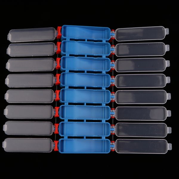 

double sided fishing tackle gear case fishing organizing box with separate compartments waterproof