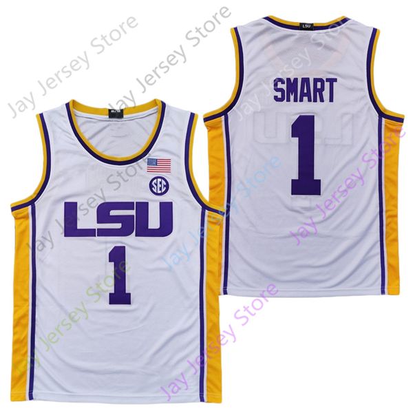 2020 Custom LSU Basketball Jersey NCAA College Darius Days James