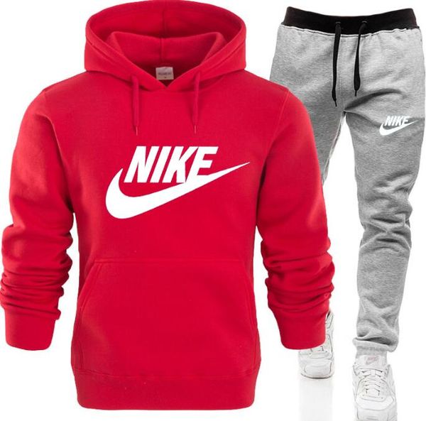 

2019 men's tracksuits sportswear hoodie + pants sets tracksuits deportivo women sportanzug sports hoodie casual jogger suit -3xl, Gray