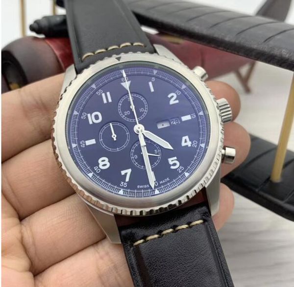 

мужской charm p-40 кварцевые часы мужские часы хронограф хронометр авиатор 8 curtiss 1884 день дата черный циферблат наручные часы, Slivery;brown