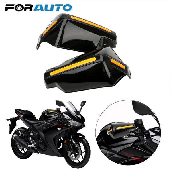 

forauto 1pair protection gear universal handle protector shield handlebar hand guards motorcycle hand guard windproof