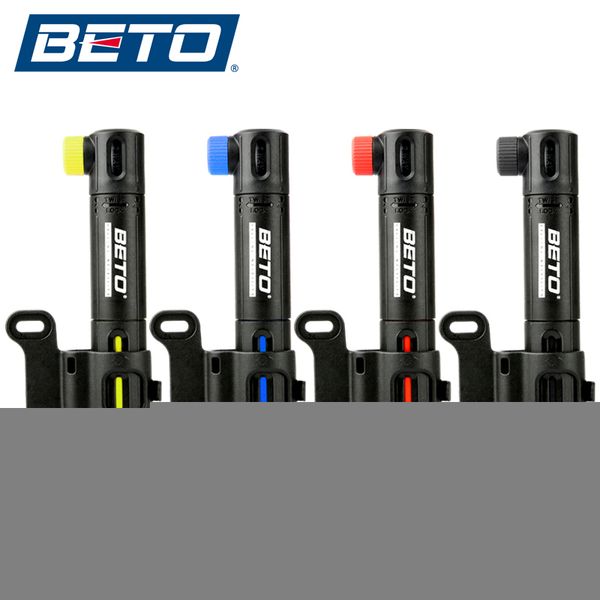 

beto double stroke портативного велосипедного насос ultralight дорожного велосипед насосный надувной mtb presta и schrader воздух мини-насос