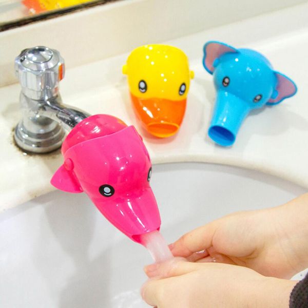 Acheter Dessin Animé De Lavage Helper Enfants Guidage Gouttière Robinet Extender Salle De Bains Bébé Lavage à La Main Jouets Chute Deau Pour Enfant