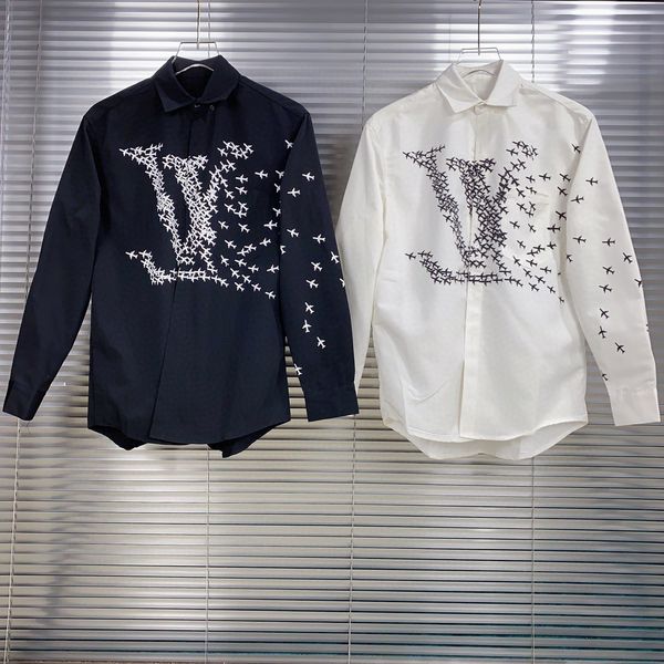 

2020ss spring and summer new high grade cotton printing short sleeve round neck panel t-shirt size: -l-xl-xxl-xxxl color: black white vvb3, White;black