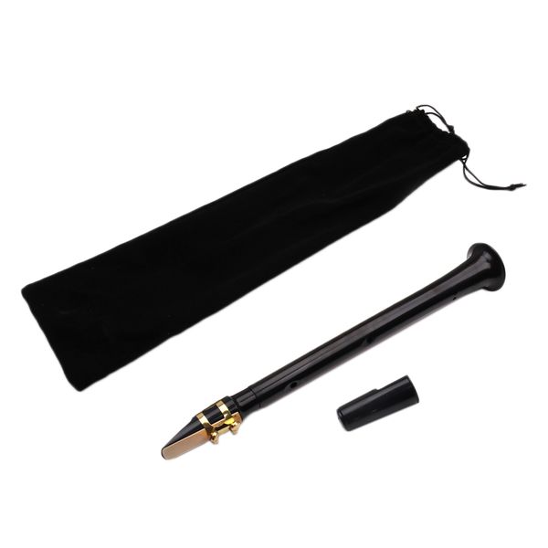 

black pocket mini sax portable saxophone little saxophone with carrying bag