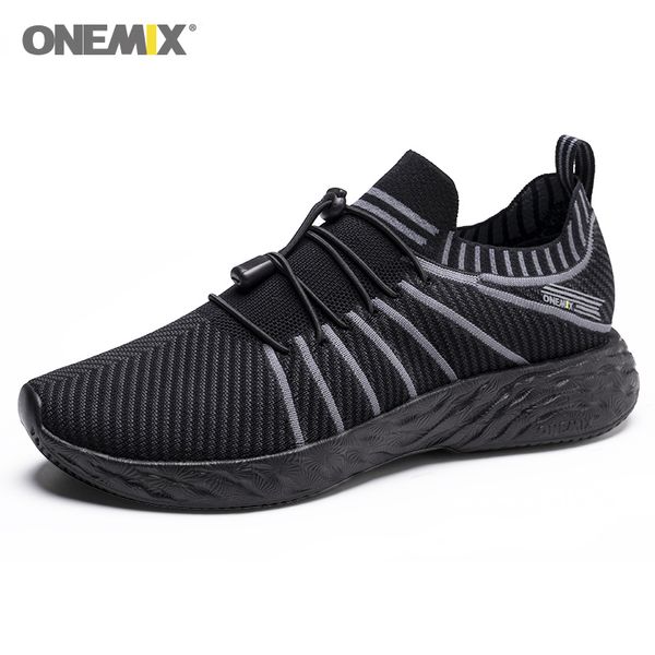 

onemix men running shoes breathable light weight wearable sport shoes comfort sneakers outdoor travel walking jogging footwear