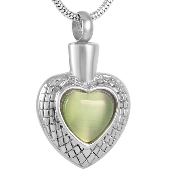 

ijd9176 stainless steel cremation for ashes urn cigarette animal pendant necklace pet commemorative with snake chain jewelry, Silver