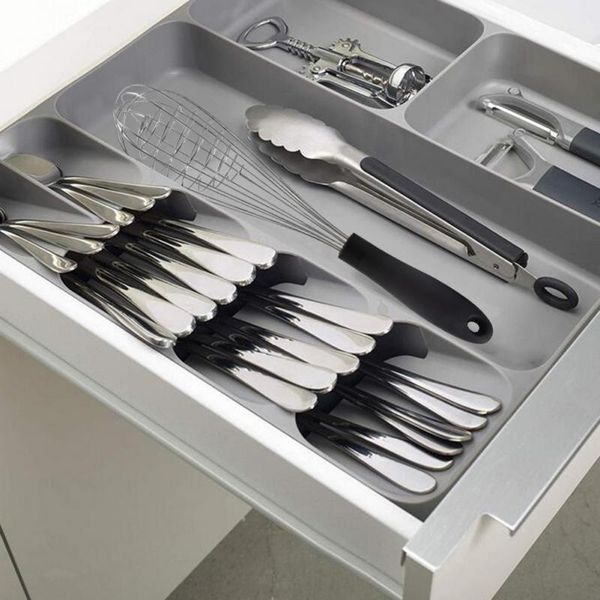 

new kitchen drawer organizer tray rack spoon fork cutlery separation storage box home kitchen utensils storage organizer